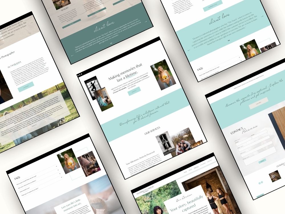 Behind the Design: Creating a Custom Squarespace Website for Syracuse Photographer Deanna O’Connor