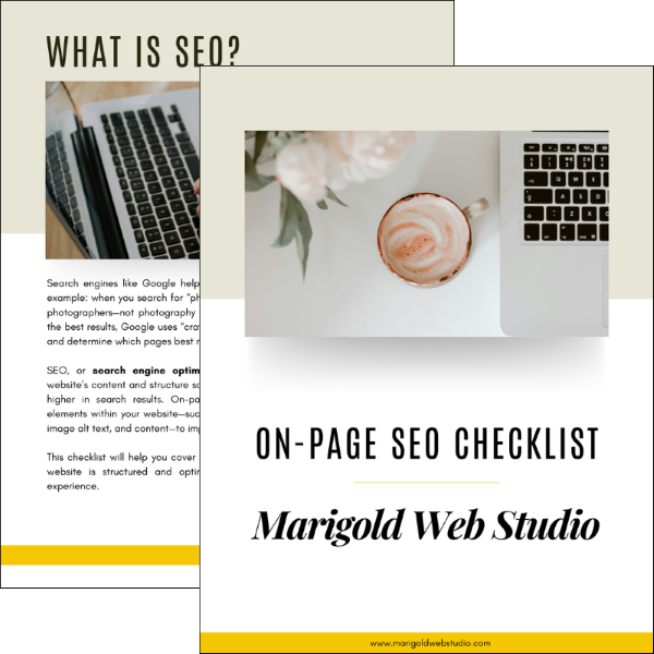 Marigold Web Studio FREE On-Page SEO Checklist